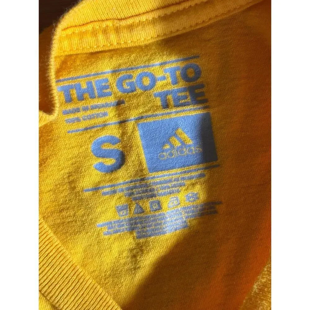 Adidas NBA Los Angeles Lakers Go-To Tee T-Shirt Gold Size S